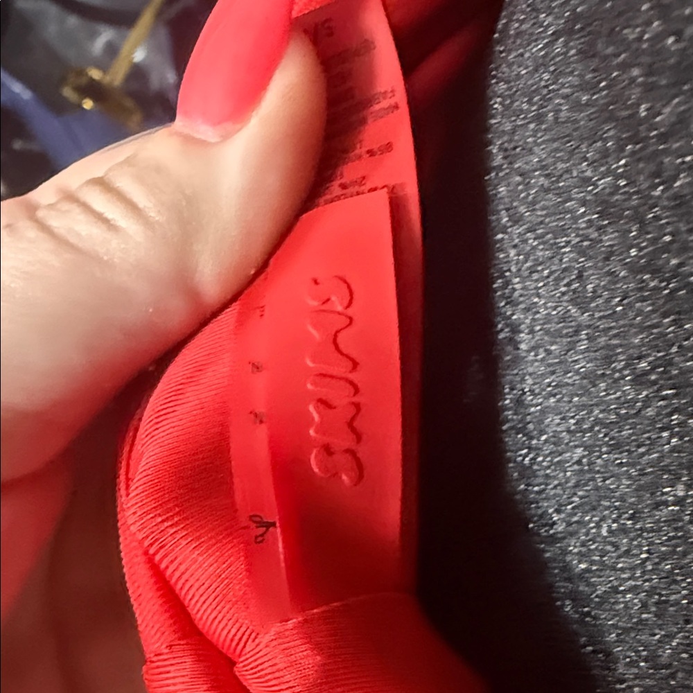 SKIMS Red Women's One Piece Swimsuit - Picture 5 of 6